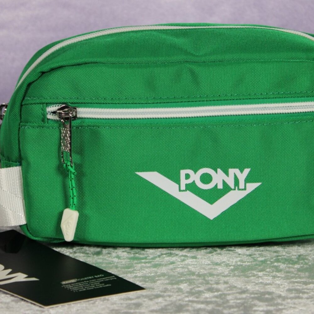PONY Green Men’s Travel Toiletry Dopp Kit Bag NWOT